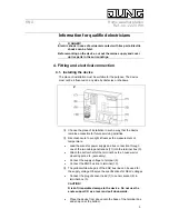 Предварительный просмотр 3 страницы Jung KNX 2224 WH Operating Instructions Manual