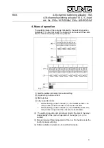 Предварительный просмотр 3 страницы Jung KNX 230 .16 REGHM Series Operation Instructions Manual