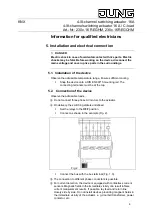 Предварительный просмотр 4 страницы Jung KNX 230 .16 REGHM Series Operation Instructions Manual