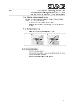 Предварительный просмотр 5 страницы Jung KNX 230 .16 REGHM Series Operation Instructions Manual