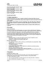 Jung KNX 4192 TSM Operating Instructions preview