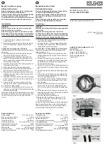 Jung MK-POF-2UAE Quick Manual предпросмотр