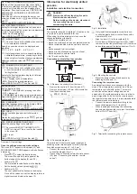 Предварительный просмотр 4 страницы Jung TR UD 231 Series Operating Instructions Manual