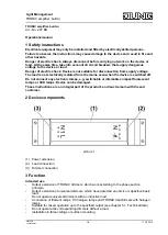 Jung TRONIC 247 EB Operation Manual предпросмотр