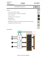 junger C8315 Manual предпросмотр