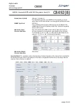 Предварительный просмотр 15 страницы junger C8492 Manual