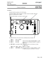 Preview for 2 page of junger C8702 Manual