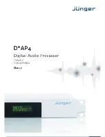 junger D*AP4 FLX User Manual preview