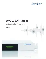 junger D*AP4 VAP Edition Manual preview