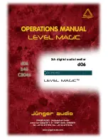 junger Level magic b46 Operation Manual предпросмотр