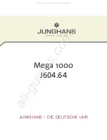 Junghans J604.64 Operating Instructions Manual предпросмотр