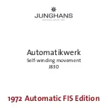 Предварительный просмотр 1 страницы Junghans J830 Quick Start Manual