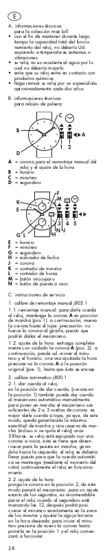 Preview for 28 page of Junghans Max Bill 027/3500.00 Instructions For Use Manual