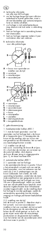 Preview for 32 page of Junghans Max Bill 027/3500.00 Instructions For Use Manual