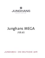 Junghans MAX BILL MEGA User Manual preview