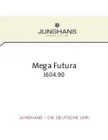 Junghans Mega Futura Manual предпросмотр