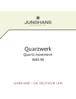 Junghans Quarzwerk J640.96 User Manual preview