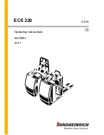 Preview for 1 page of Jungheinrich 50435801 Operating Instructions Manual