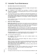 Preview for 24 page of Jungheinrich AM 20T Operating Instructions Manual