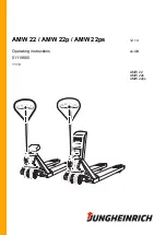 Jungheinrich AMW 22 Operating Instructions Manual preview