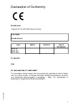 Preview for 3 page of Jungheinrich AMW 22 Operating Instructions Manual