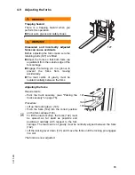 Preview for 82 page of Jungheinrich DFG 316s Operating Instructions Manual