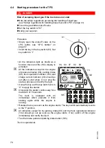 Preview for 79 page of Jungheinrich DFG 425s Operating Instructions Manual