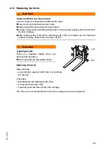 Preview for 90 page of Jungheinrich DFG 425s Operating Instructions Manual