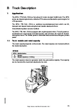 Preview for 14 page of Jungheinrich DFG 540 Operating Instructions Manual