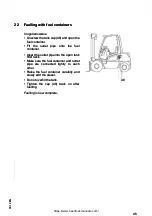 Preview for 44 page of Jungheinrich DFG 540 Operating Instructions Manual