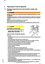 Preview for 58 page of Jungheinrich DFG 540 Operating Instructions Manual