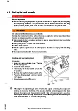 Предварительный просмотр 70 страницы Jungheinrich DFG 540 Operating Instructions Manual