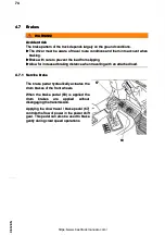 Предварительный просмотр 74 страницы Jungheinrich DFG 540 Operating Instructions Manual