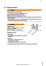 Предварительный просмотр 77 страницы Jungheinrich DFG 540 Operating Instructions Manual