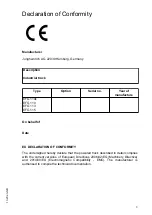 Предварительный просмотр 3 страницы Jungheinrich EFG 110 Operating Instructions Manual