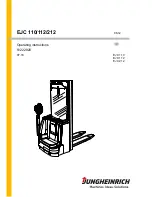 Jungheinrich EJC 110 Operating Instruction preview