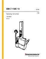 Preview for 1 page of Jungheinrich EMC 110/B 10 Operating Instructions Manual