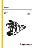 Preview for 1 page of Jungheinrich ERE 120 Operating Instructions Manual