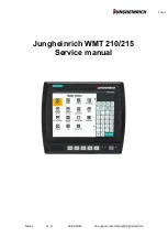 Предварительный просмотр 1 страницы Jungheinrich WMT 210 Service Manual