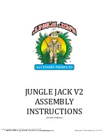 Jungle Jim’s JUNGLE JACK V2 Assembly Instructions Manual preview