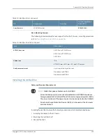 Preview for 205 page of Juniper BT8A78CH1 Hardware Overview And Installation Manual