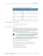 Preview for 223 page of Juniper BT8A78CH1 Hardware Overview And Installation Manual