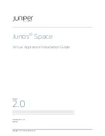 Juniper JUNOS SPACE 2.0 - RELEASE NOTES Installation Manual предпросмотр