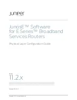 Juniper JUNOSE 11.2.X MULTICAST ROUTING Configuration Manual preview