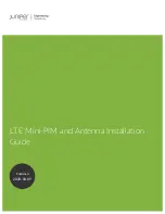 Предварительный просмотр 1 страницы Juniper LTE Mini-PIM Installation Manual