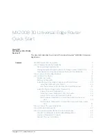 Preview for 1 page of Juniper MX2008 Quick Start Manual