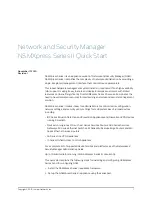 Juniper NETWORK AND SECURITY MANAGER NSMXPRESS SERIES II Quick Start Manual preview