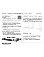 Juniper QFX5100-48SH Quick Start Manual preview