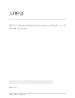 Juniper SRX110 Hardware Manual preview