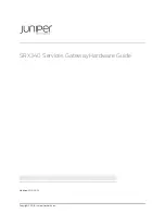 Juniper SRX340 Hardware Manual preview